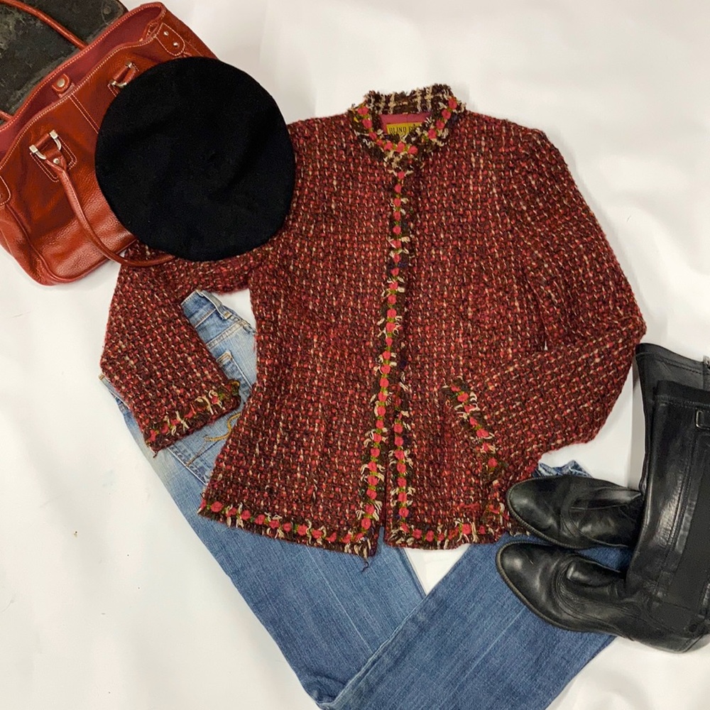 Pre loved Blind Faith Tweed ladies blazer